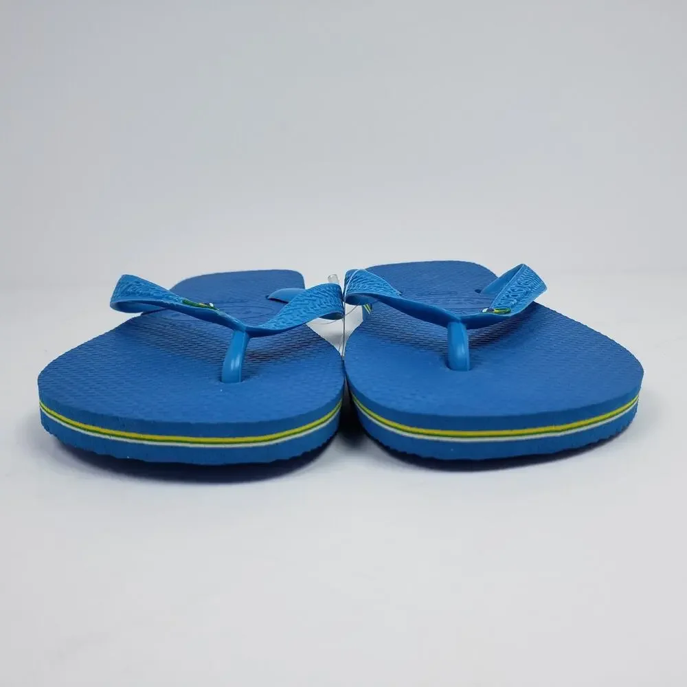Havaianas Originals Youth Size 6Y Turquoise Blue Slip On Flip Flop Sandals